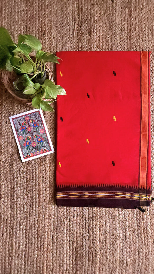 'BHARANI' Handwoven Begumpuri Saree